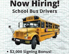  Picture of Now Hiring Bus Driver Flyer